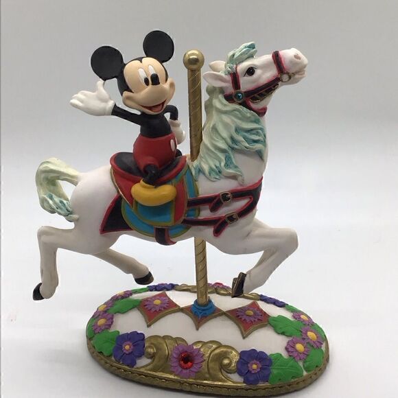 Mickey’s Carousel Figurine with Faux Jeweled Base - Picture 2 of 10
